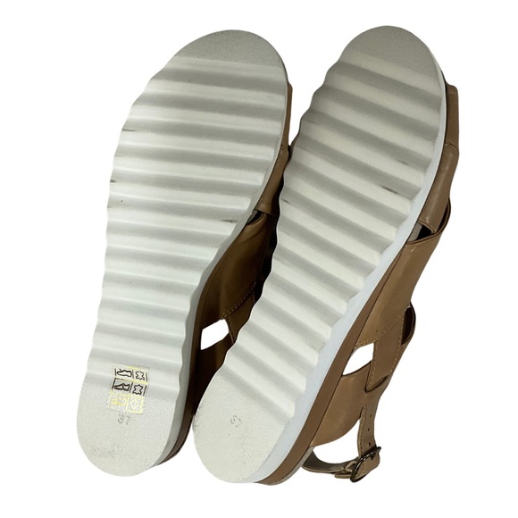 Canal Grande Holland Tan Leather Sandal, New in Box - Picture 4 of 9